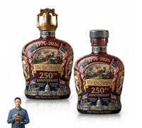 Botella de whisky conmemorativa del 250 aniversario de Estados Unidos - Decantador de Estados Unidos 1776-2026 "We The People Heritage, regalo patriótico del día del padre para licor, bourbon escocés