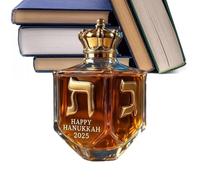 Botella de whisky - Contenedor decorativo transparente, elegante decantador de líquido de , diseño estético playful, ideal para vodka bourbon tequila Family Bar Holiday Christmas Festival