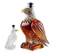 Botella de whisky de Eagle - Contenedor de fantasía para licores, jarra, regalo de colección | Decoración de bar en casa, boda, día del padre, despedida de soltero, exp