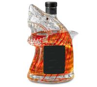 Botella de whisky de tiburón divertida botella de whisky de tiburón para el 50 aniversario edición limitada para los amantes del whisky padre, marido o amigo, divertida decoración de bar, botella de