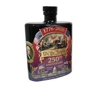 Botella de whisky de vidrio, decantadores de licor conmemorativos del 250 aniversario, regalo único para amantes de la historia, contenedor irlandés de vidrio reciclable