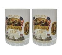 Botella de whisky de vidrio, decantadores de licor conmemorativos del 250 aniversario, regalo único para amantes de la historia, contenedor irlandés de vidrio reciclable