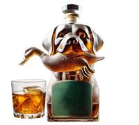 Botella de whisky, decantador de whisky de , recipiente con estatua de perro, accesorio decorativo para el hogar, brandy bourbon vodka tequila, 750 ml, decorations