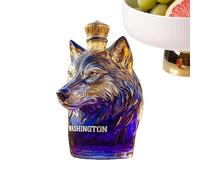 Botella de whisky - Decoración del hogar de animales de cristal | Jarra de colores para cachorros, decantador de vino | para bourbon, tequila, vodka, bebidas, bodas, fiestas, cenas, cumpleaños, bar