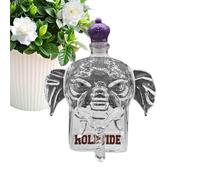 Botella de Whisky Elefante - 1 Unidad | Decantador de licor de vidrio Contenedor de bebidas de alta transparencia Escritorio Profesional División de sección duradera de alta resistencia Nuev