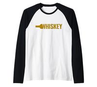 Botella de Whisky Good Times Cool Happy Hour Drink Camiseta Manga Raglan
