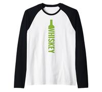 Botella de Whisky Good Times Cool Happy Hour Drink Camiseta Manga Raglan