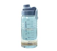 Botella deportiva, 1,5 l, grande, a prueba de fugas, botella de agua de plástico, apta para bebidas con ácido carbónico, botella deportiva para fitness, yoga, gimnasio, bicicleta, aire libre,