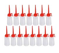 Botella Dispensadora Aceite para Máquina de Coser 150ml, Juego de 15 Piezas, Transparente y Resistente - Diseño Antibloqueo, Fácil Llenado, Ideal para Mantenimiento Industrial