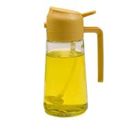 Botella dispensadora de aceite de cocina 2 en 1 | Dispensador de spray y vertido de aceite de oliva a prueba de fugas | Aparato de cocina multifuncional recargable, rociador y vertido para cocinar, fr