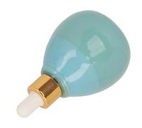 Botella Dispensadora de Aceite Esencial de Cerámica, Tarro de Aceite Esencial de Cerámica de 95 Ml de Capacidad, Uso Doméstico Sellado para Polvo (BLUE)