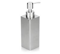 Botella dispensadora de jabón de acero inoxidable, dispensador de jabón para platos, botella de loción de manos, dispensador de jabón líquido para encimera de níquel cepillado para cocina, baño y dorm