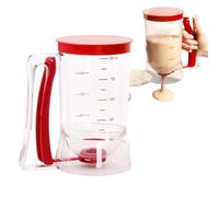 Botella dispensadora de , separador de mezcla de panqueques, herramienta de cocina para latas de fugas, recipiente medidor de 900 ml, accesorio para hornear con etiqueta para cupcakes, tortitas