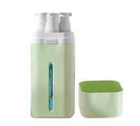 Botella dispensadora de viaje 4 en 1, a prueba de fugas, acondicionador de | Dispensador de champú de viaje para viajes, vacaciones, cruceros, camping, avión, aeropuerto, ducha, mujeres y hombres