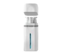 Botella dispensadora de viaje 4 en 1, a prueba de fugas, champú y | Juego de dispensador de viaje giratorio 4 en 1 a prueba de fugas para crucero, camping, avión, aeropuerto, ducha