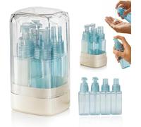 Botella Dispensadora De Viaje 4 En 1, Paquete De 4 Botellas De Viaje Recargables De 35 Ml Para Vacaciones Y Viajes De Negocios, Adecuada Para Artículos De Tocador Y Cosméticos (Azul)