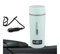 Botella eléctrica para coche, botella de agua de 12 V, hervidor de té eléctrico con 4 modos de temperatura, hervidor de calefacción para sedanes, SUV, caravanas, camiones, minivans
