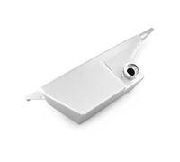 Botella Expansion Para Nissan Para GR-R R35 Tanque Expansión Refrigerante Radiador Aluminio Depósito Lata Desbordamiento Agua Para GTR 2009-2018(No baffle silver)