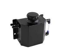 Botella Expansion Tanque De Radiador Aluminio Universal, Depósito Desbordamiento Refrigerante, Expansión 1L, Negro