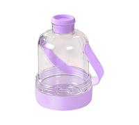 Botella Fabricante De Bloques Hielo Transparente, Soporte Doble Función Para Bloques Fríos, Recipiente Portátil Con Asa Y Mecanismo Presionador Ideal Para Preparar Café Zumos Y Bebidas Refrescantes