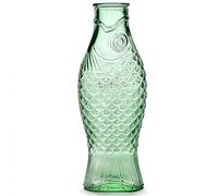 Botella "Fish " de cristal transparente 1L Paola Navone