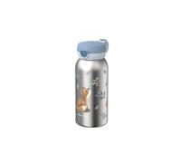 Botella Flip Cap Acero Forest Friends - Botella Infantil de Acero Inoxidable - Little Dutch - Antifugas con Apertura Fácil - IndyaEduOcio