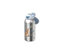 Botella Flip Cap Isotérmica Forest Friends - Botella Térmica Infantil - Little Dutch - Acero Inoxidable Antifugas - IndyaEduOcio