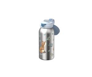 Botella Flip Cap Isotérmica Forest Friends - Botella Térmica Infantil - Little Dutch - Acero Inoxidable Antifugas - IndyaEduOcio
