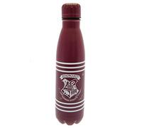 Botella Harry Potter Hogwarts 500 ml de Metal | Ideal para Agua y Colegio | Granate con Rayas | Sin BPA | Producto Oficial | Regalo Harry Potter