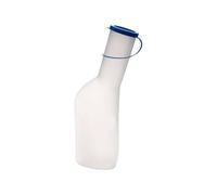 Botella higiénica para hombre, 1000 ml, a prueba de fugas, contenedor portátil masculino para cuidados, viajes, hospitales