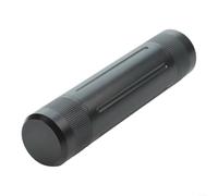 Botella impermeable para píldoras, soporte para cápsulas de una sola cámara con clip de mosquetón, estuche de almacenamiento de medicamentos de aleación de aluminio para exteriores, camping