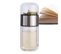 Botella Infusora De Té, Botella De Té Con Separación De Té Y Agua 280ml/350ml/420ml, Botellas De Agua Con Infusor 3 En 1, Botella De Té Aislante Doble Capa Con Colador, Botella Infusora Té De Vidrio