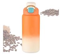 Botella Isotérmica de Agua,650 Ml Grande Portátil Botella Con Pajita | Frasco Impermeable Para Senderismo,Para Hombres Mujeres Niños Niñas Escuela Gimnasio Cafetería Deportes Viaje Aire Libre