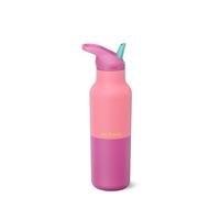 Botella isotérmica Klean Kanteen Rise Classic 473ml/16oz (Limonada rosa/kaleidoscopio/tapa rosa violeta)