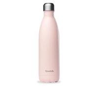 Qwetch - Botella Térmica Originals Acero Inoxidable 1L Rosa Pastel - 24h Frío y 12h Caliente - Hermética, Sin BPA y Reutilizable - Botella Isotérmica para Gimnasio, Oficina, Viajes y Senderismo