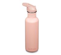 Botella Klean Kanteen Classic con tapa deportiva flip, 800ml/27oz (Durazno perfecto)