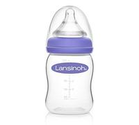 Botella Lansinoh bebé con el pezón Slow Flow peristáltica 160 ml Transparente