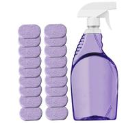 Botella limpiadora en aerosol antisalpicaduras, aerosol limpiador de cocina con 18 tabletas de limpieza, multiusos para eliminar manchas de grasa para horno, cocina y baño..