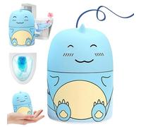 Botella mágica de limpieza de inodoro, bonita botella limpiadora de inodoro en forma de dinosaurio, limpiador automático de tanque de inodoro de 90 días, limpiador de inodoros con aroma, limpiadores