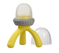 Botella marca B.BOX. Modelo Grignoteuse avec embout silicone Lemon sherbet