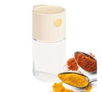 Botella medidora de condimentos - Medidor de salero y pimentero con tapa,Ayudante de cocina, dispensador de especias cuantitativo preciso, botella transparente, para Picnic familiar, cocina y acampada
