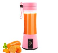 Botella mezcladora de frutas, Mini exprimidor de frutas, Mezclador de multifuncional de 400 ml con 6 cuchillas, Batidora de cocina con cuchillas de acero inoxidable para camping, comida campest