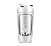 Botella Mezcladora Eléctrica para Mezclas de, de Recargables por USB, Botellas de Licuadora con Batería para Prot, Blanco