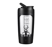 Botella Mezcladora Eléctrica para Mezclas de, de Recargables por USB, Botellas de Licuadora con Batería para Prot, Negro