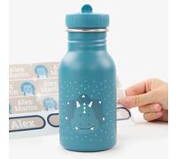 Botella Mr. Triceratops Trixie personalizable para niños