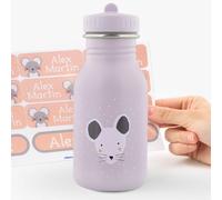 Botella Mrs. Mouse Trixie personalizable para niños