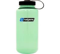Botella Nalgene de boca ancha, 1000 ml, verde brillante 1000ml Green Glow