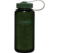 Nalgene Sustain Tritan Botella de agua sin BPA hecha con material derivado del 50% de residuos plásticos, 16 onzas, boca ancha, jade