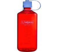 Nalgene Botella de agua - Botella de agua ligera Sustain Tritan, sin BPA, irrompible, para mochilero, senderismo, gimnasio, 907 ml, boca estrecha, mermelada naranja, 32 oz