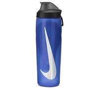 Nike - Botella Refuel Locking Lid (710 ml), Unisex, game royal-black-silver iridescent